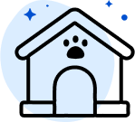 Pet boarding icon